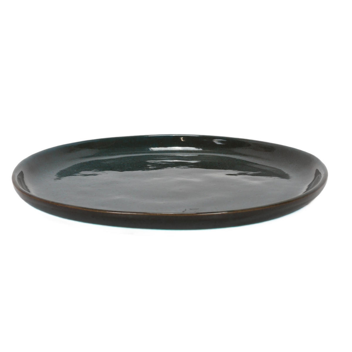DESSERTTELLER Jade Schwarz 20,8/20,8/1,9 cm - Schwarz, Keramik (21cm) - Secret de Gourmet