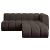 ECKSOFA modulares Sofa Darnel-L1 - 205x177x70 cm Braun - Braun, Holzwerkstoff/Textil (205/177cm) - ALTDECOR