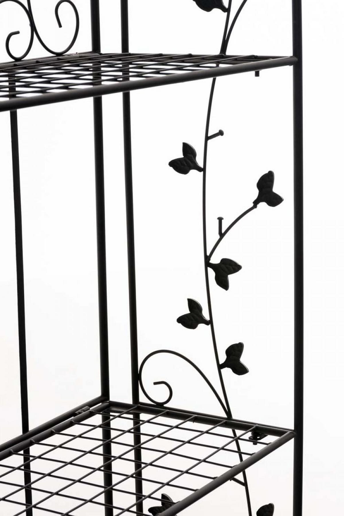 STANDREGAL Metall Schwarz - Schwarz, Metall (60/158/33cm) - CLP