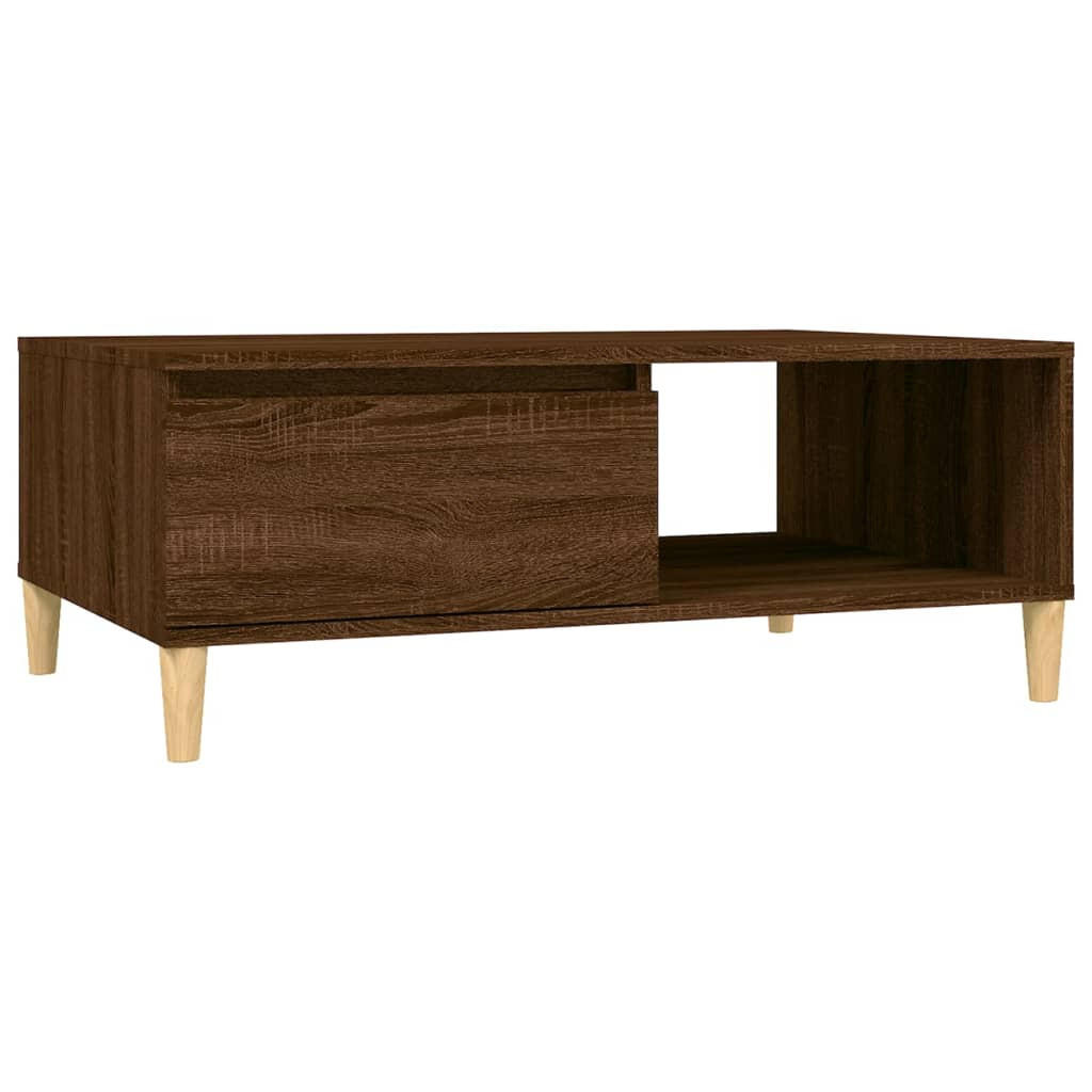 COUCHTISCH Braun Eichen-Optik 90x60x35 cm Holzwerkstoff - Braun, Holzwerkstoff (90/60/35cm) - furnicato