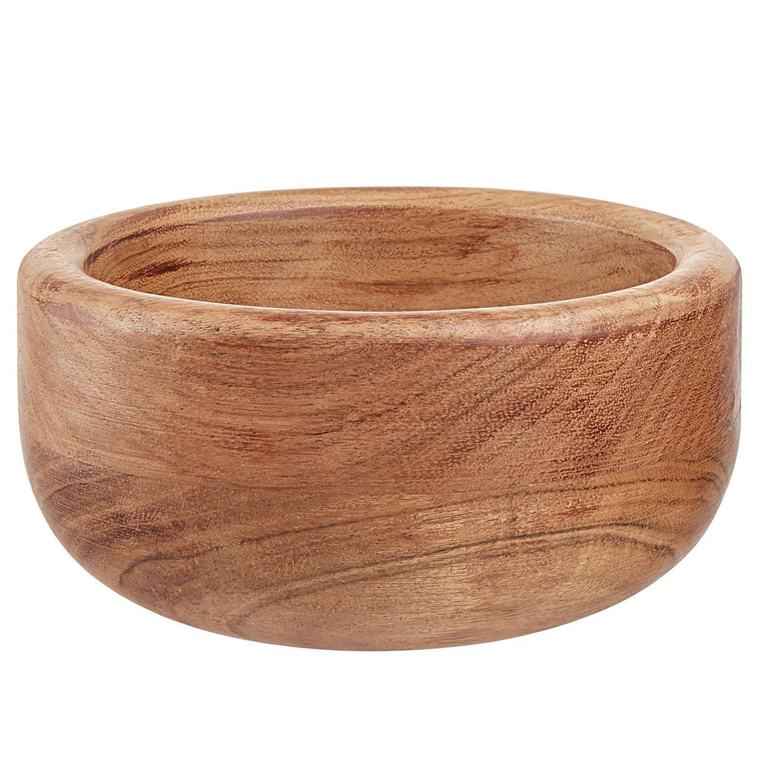 SCHALEN 4er-Set Pure Kitchen 15 cm - Braun, Holz (15/15/8cm) - Butlers