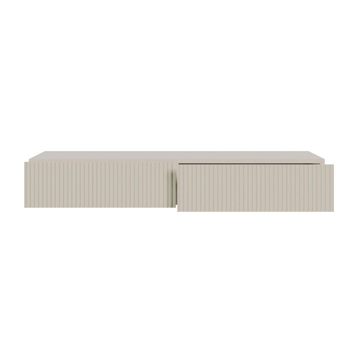 HÄNGE-SCHMINKTISCH Veldio greige 110 cm - Taupe, Holzwerkstoff (110/16/40cm) - Selsey