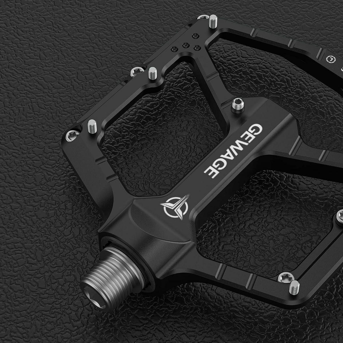 FAHRRADPEDALE CNC Aluminium Schwarz - Schwarz, Metall (10.4/1.5/11cm)