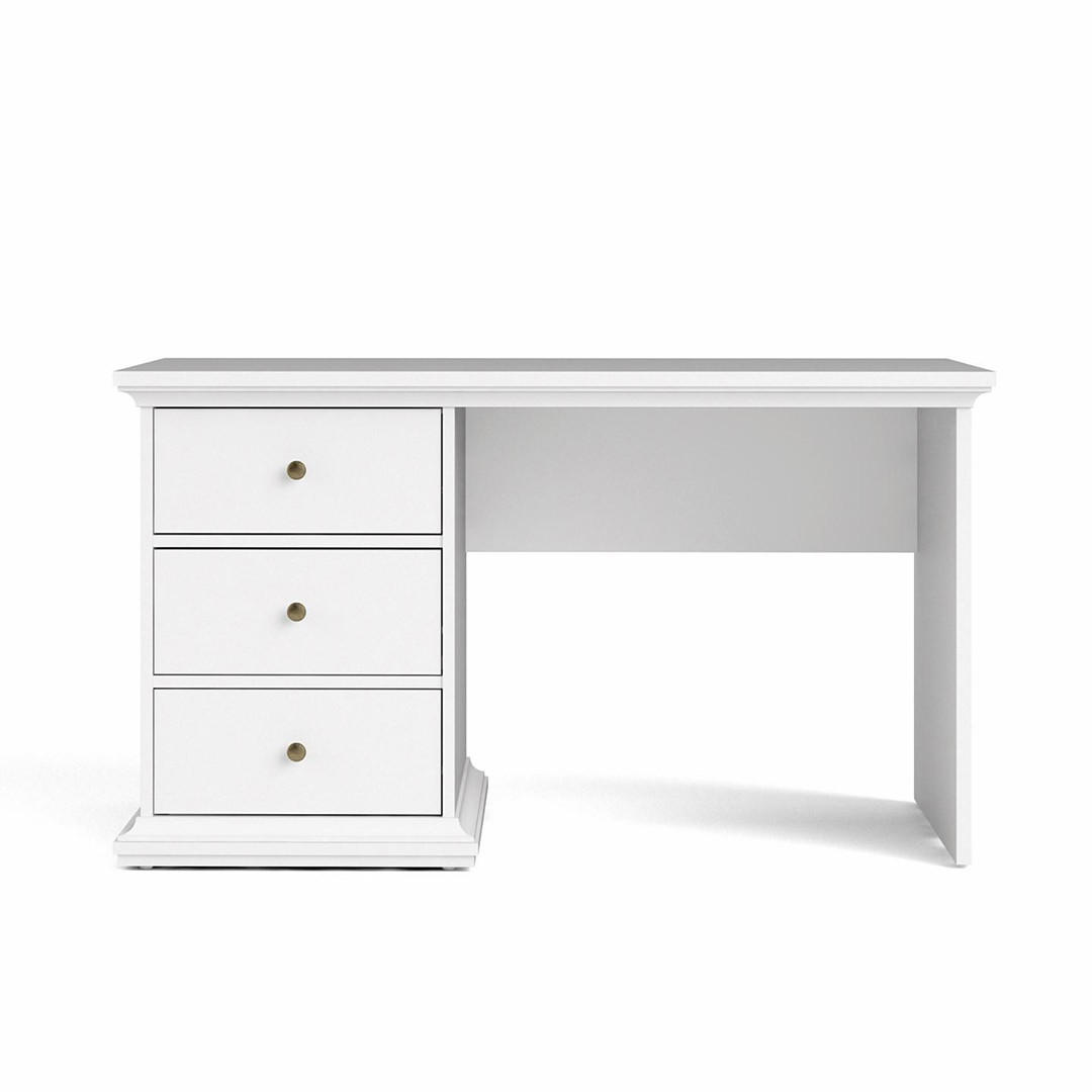 SCHREIBTISCH Weiß - Weiß, Holzwerkstoff (62/130/73cm) - ebuy24