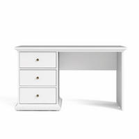SCHREIBTISCH Weiß - Weiß, Holzwerkstoff (62/130/73cm) - ebuy24