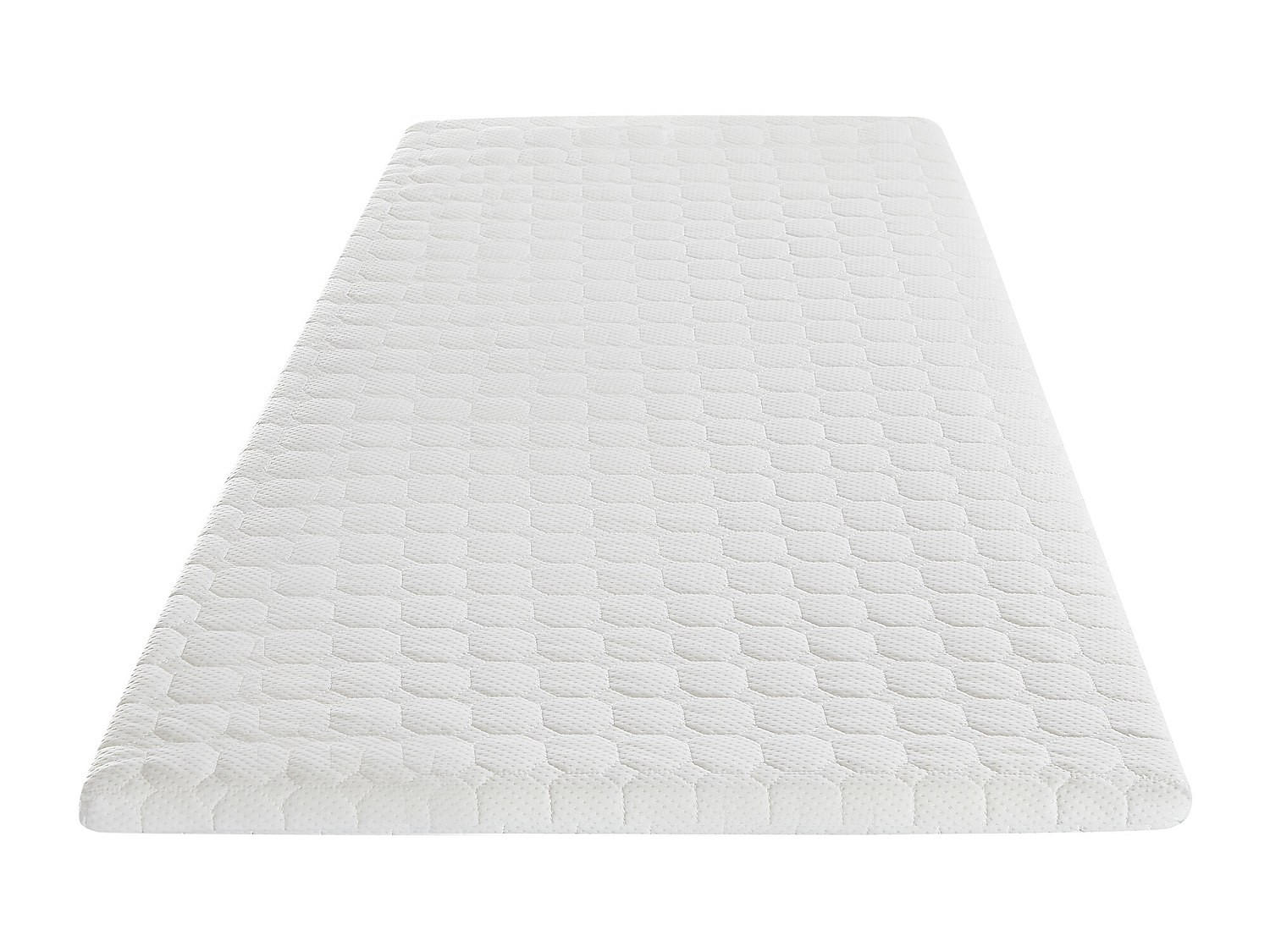 TOPPER - 1 Person - stoff - weiß Rama - Weiß, Textil (80/200cm) - Vente-Unique