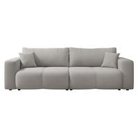 SCHLAFSOFA Furyn - Hellgrau/Schwarz, Holz/Kunststoff (245/82/92cm) - MIRJAN24