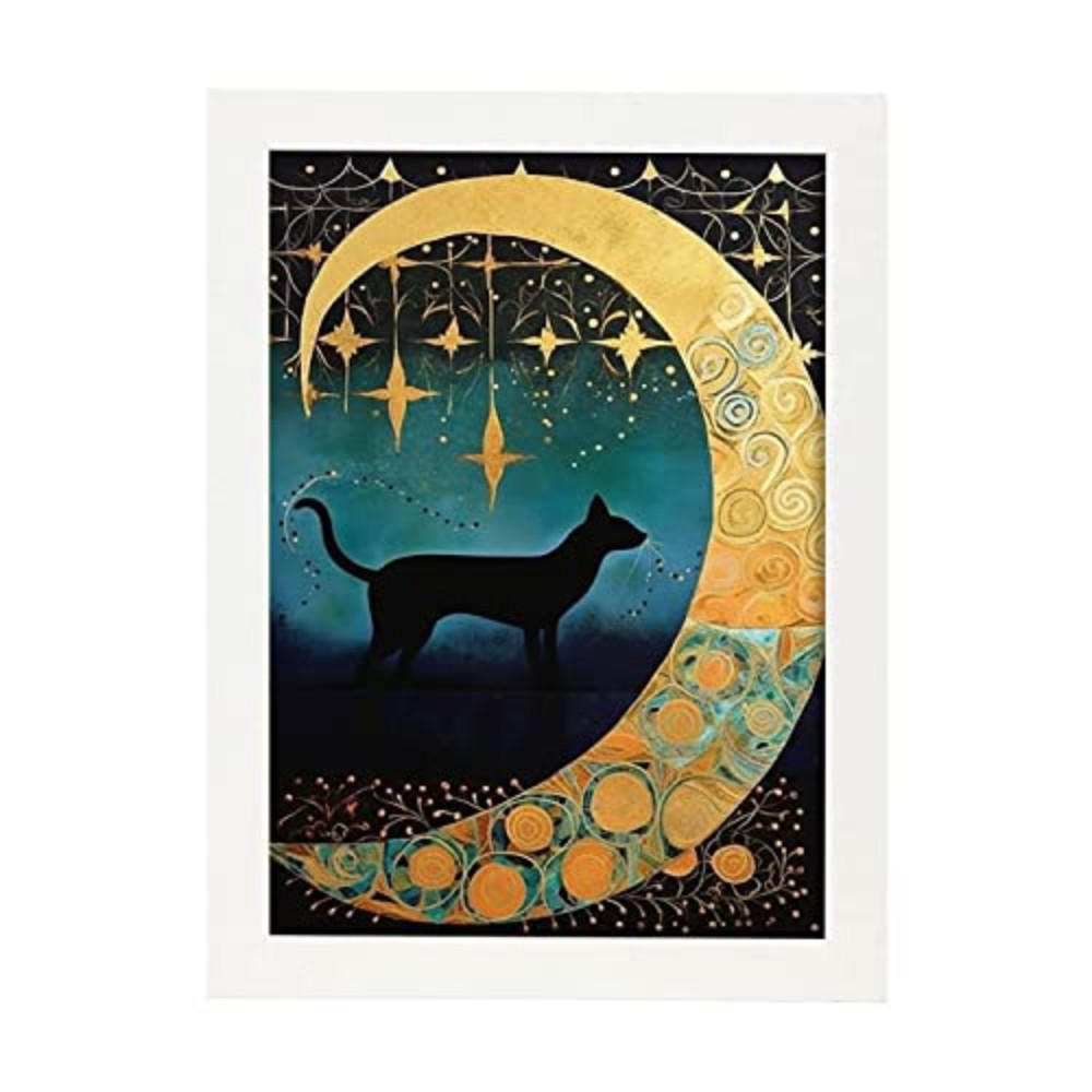 POSTER Tarot Rosina Wachtmeister A4 Weißer Rahmen - Weiß, Papier (29.7/5/21cm) - Nacnic