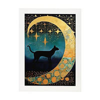 POSTER Tarot Rosina Wachtmeister A4 Weißer Rahmen - Weiß, Papier (29.7/5/21cm) - Nacnic