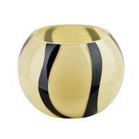 VASE Serenite Beige 13x16xh14 cm Glas - Beige, Glas (13/14cm) - Mondex