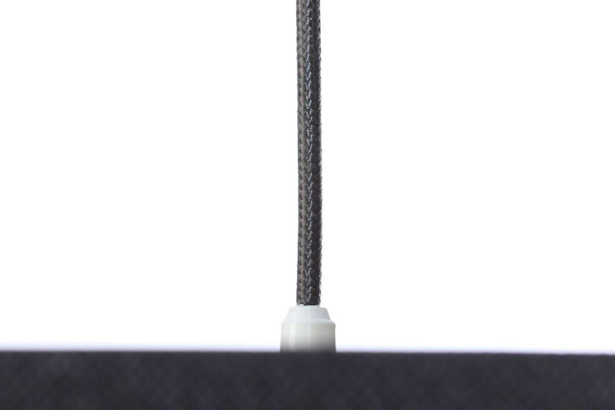 HÄNGELEUCHTE Grau 60/30 cm - Schwarz/Grau, Kunststoff (60/1.1/30cm) - ONZENO