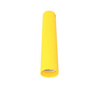 DECKENLEUCHTE Rond - Gelb, Metall (6/6/30cm) - Lumicom