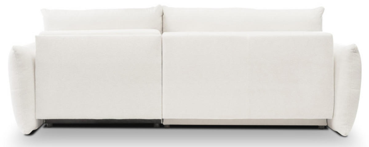 ECKSOFA Creme BOSE Mit Schlaffunktion Rechts - Creme/Weiß, Textil (177/257cm) - Sepro Meble