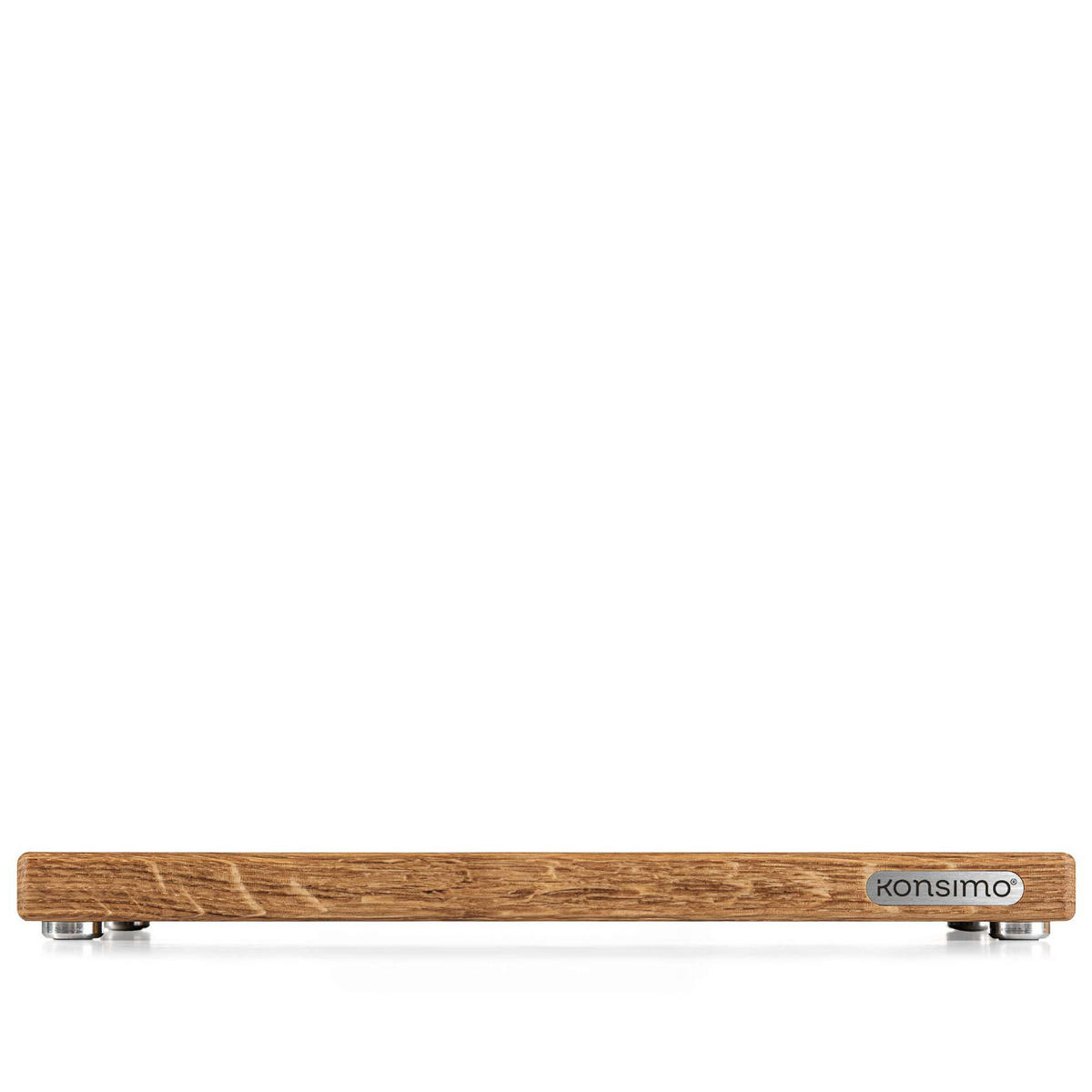 SCHNEIDEBRETT Solida - Eichefarben/Braun, Holz (25/35cm) - KONSIMO®