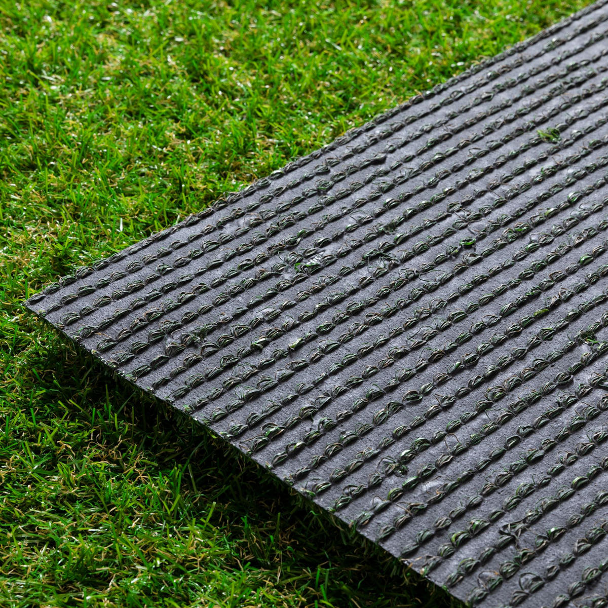 RASENTEPPICH 133/133 cm Park Grün - Grün, Kunststoff (133/150cm) - Steffensmeier
