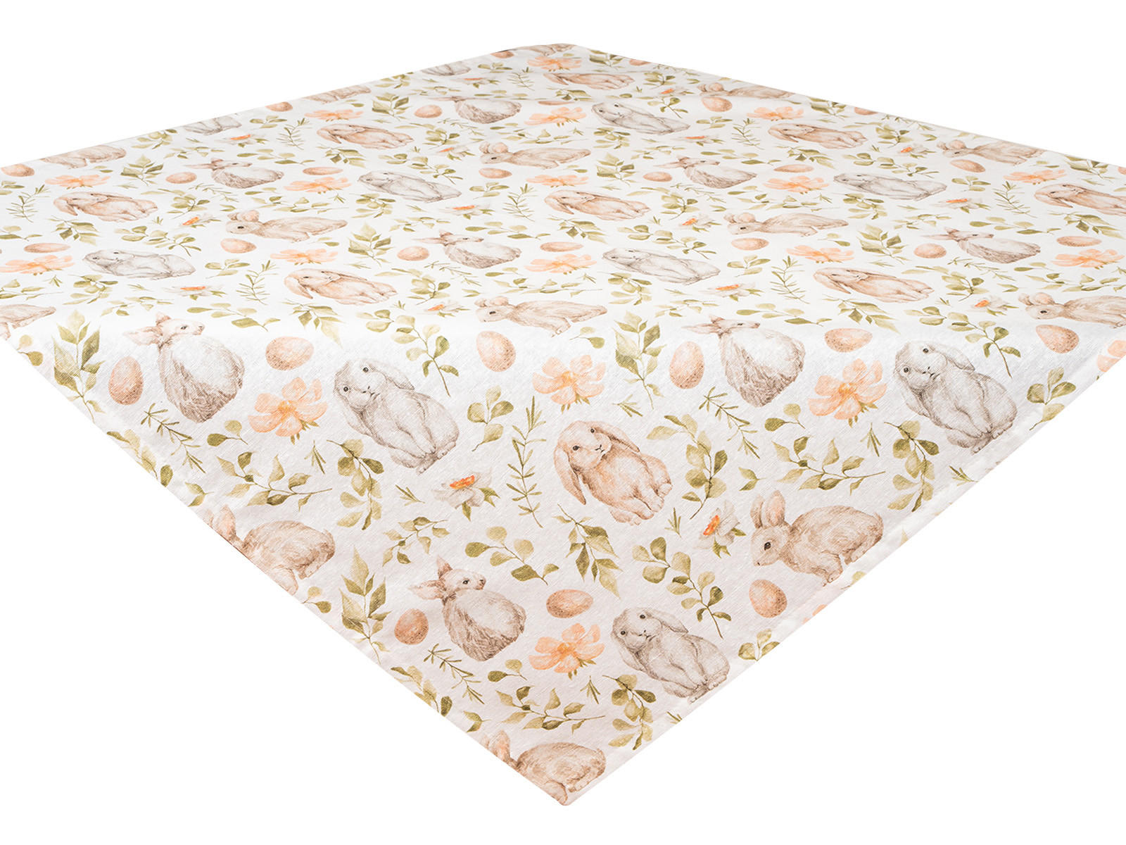 MITTELDECKE Hoppel 80/80 cm - Taupe/Beige, Textil (80/80cm)