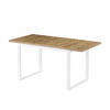ESSTISCH LEVIN 120-160/80/76 cm Wildeiche - Wildeiche, Holz (80/120/76cm) - B&D Home