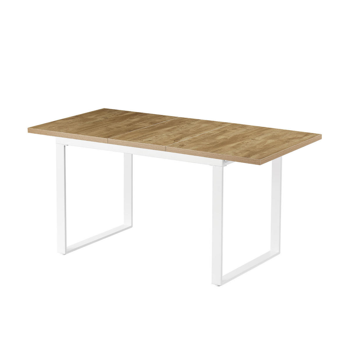 ESSTISCH LEVIN 120-160/80/76 cm Wildeiche - Wildeiche, Holz (80/120/76cm) - B&D Home