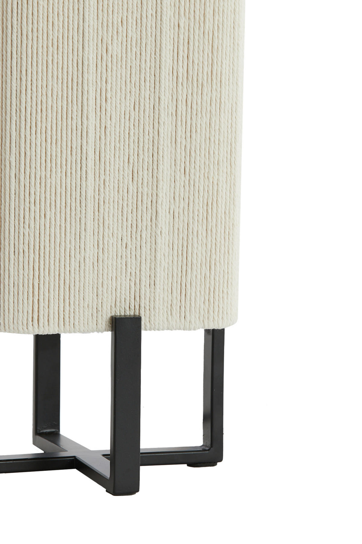 TISCHLEUCHTE Wyn Schwarz 16,5/16,5/39 cm - Schwarz, Metall (16.5/16.5/39cm) - Light & Living