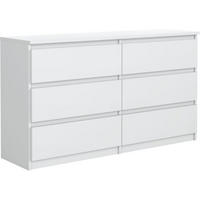 KOMMODE 100 Weiß 100x78,5x39 cm - Weiß, Holzwerkstoff (100/78.5/39cm) - Mobelsta