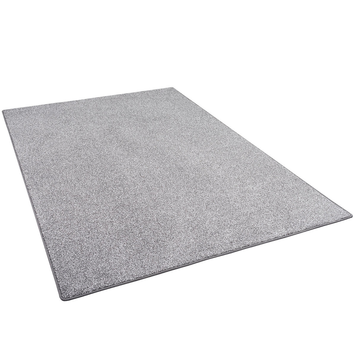 HOCHFLOR VELOURS TEPPICH LUNA MIX - Grau, Textil (140/200cm) - Snapstyle