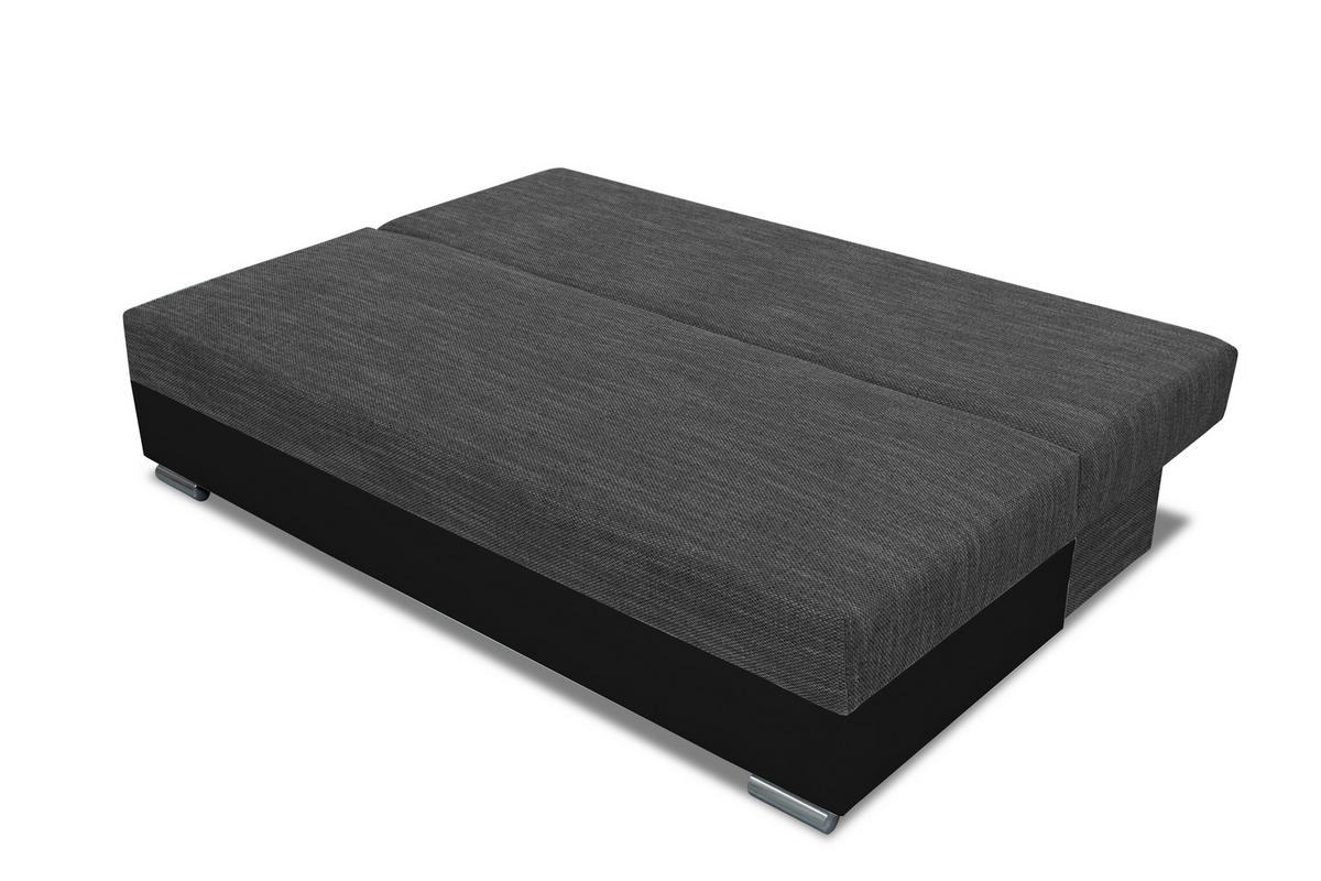 SCHLAFSOFA Atlanta - Schwarz - Schwarz, Holz (200/90/96cm) - Möblo