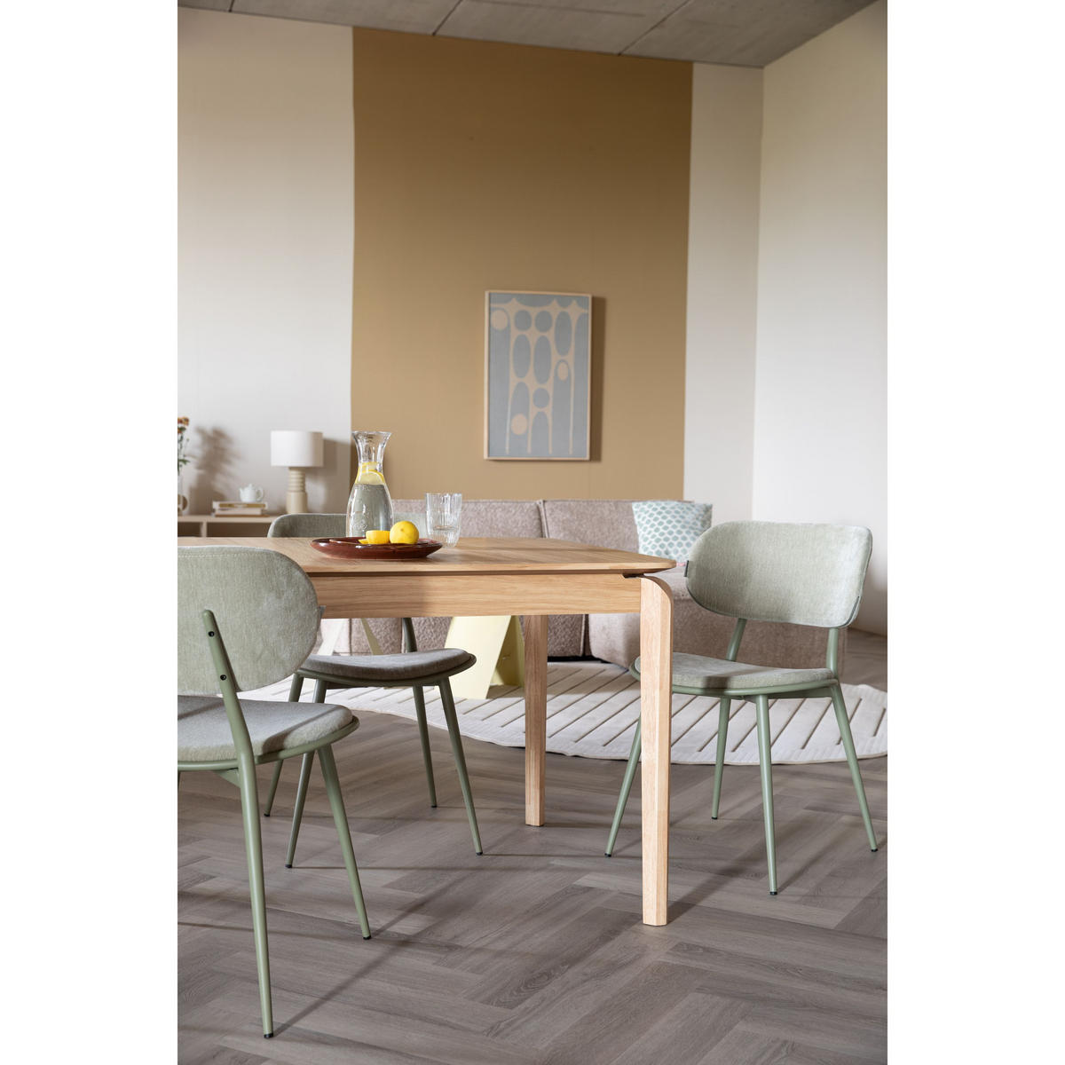 ESSTISCH Scout 180x90 cm Natur - Naturfarben, Holzwerkstoff (180/90/75cm) - Zuiver
