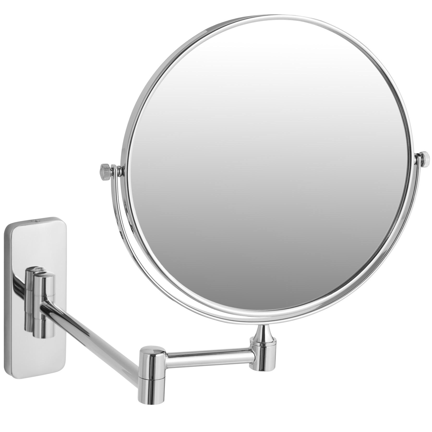 KOSMETIKSPIEGEL ,Wandmontage,silber - Silberfarben, Glas (2.7/31/26.5cm) - tectake