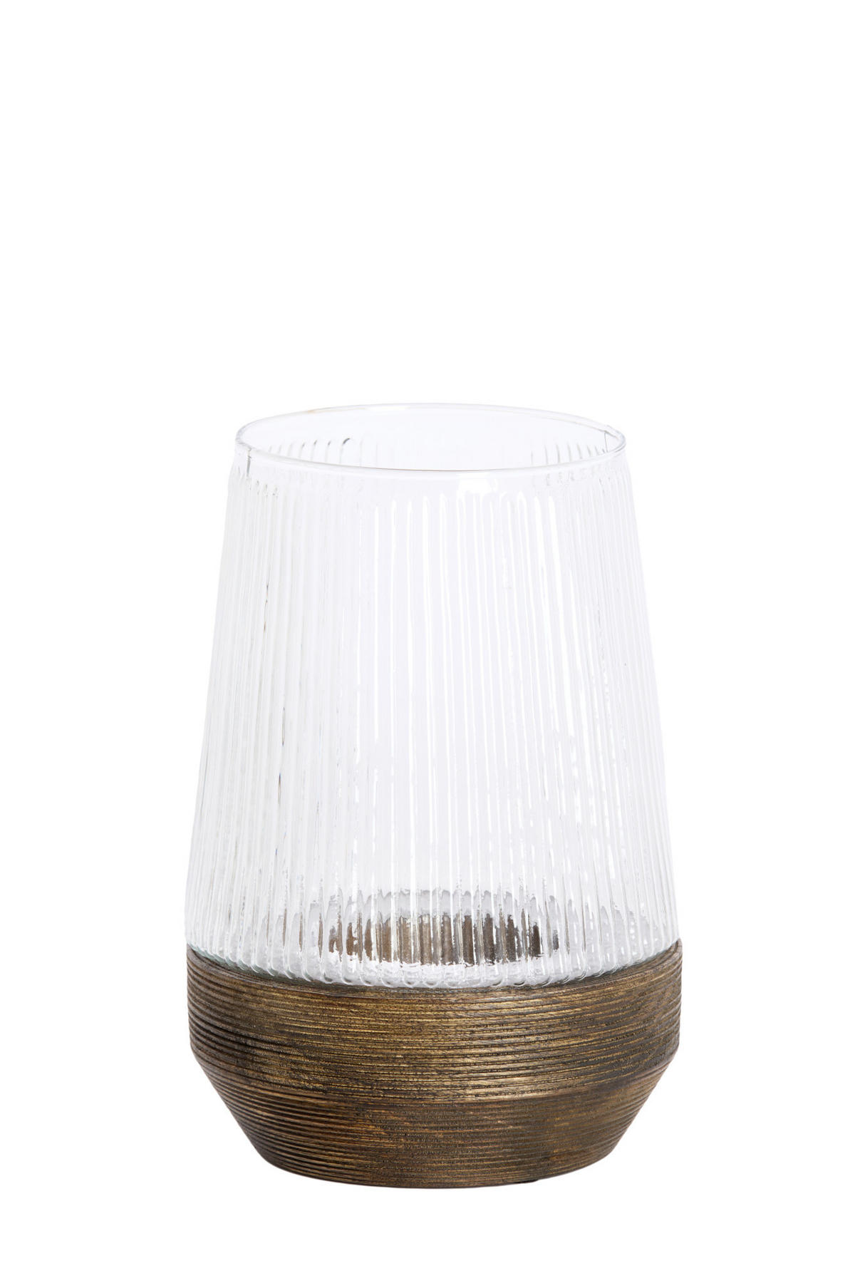 WINDLICHT Minas Braun Ø18/26 cm - Dunkelbraun, Holz (18/26/18cm) - Light & Living