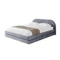 POLSTERBETT mit Bettkasten und Lattenrost, Boxbett ohne Matratze - LERIS-v1 180x200 Grau - Grau, Holzwerkstoff/Textil (180/200cm) - ALTDECOR