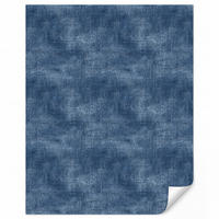TAPETE - Leinen - Textur - Muster - Denim - Rustikal - 240x300 cm - Blau, Papier (240/300cm) - OnlyWow