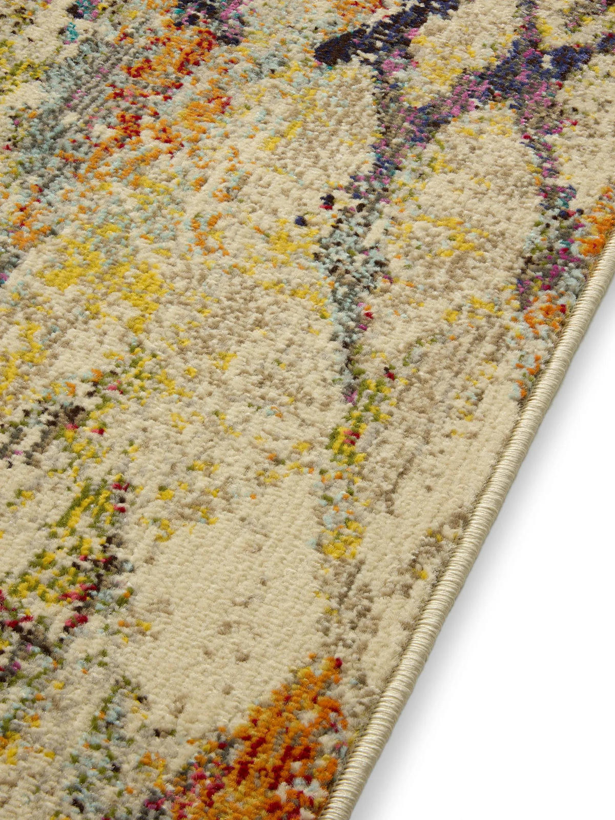 LÄUFER Casa Beige/Multicolor 70x240 cm - Beige, Textil (70/240cm) - benuta Nest