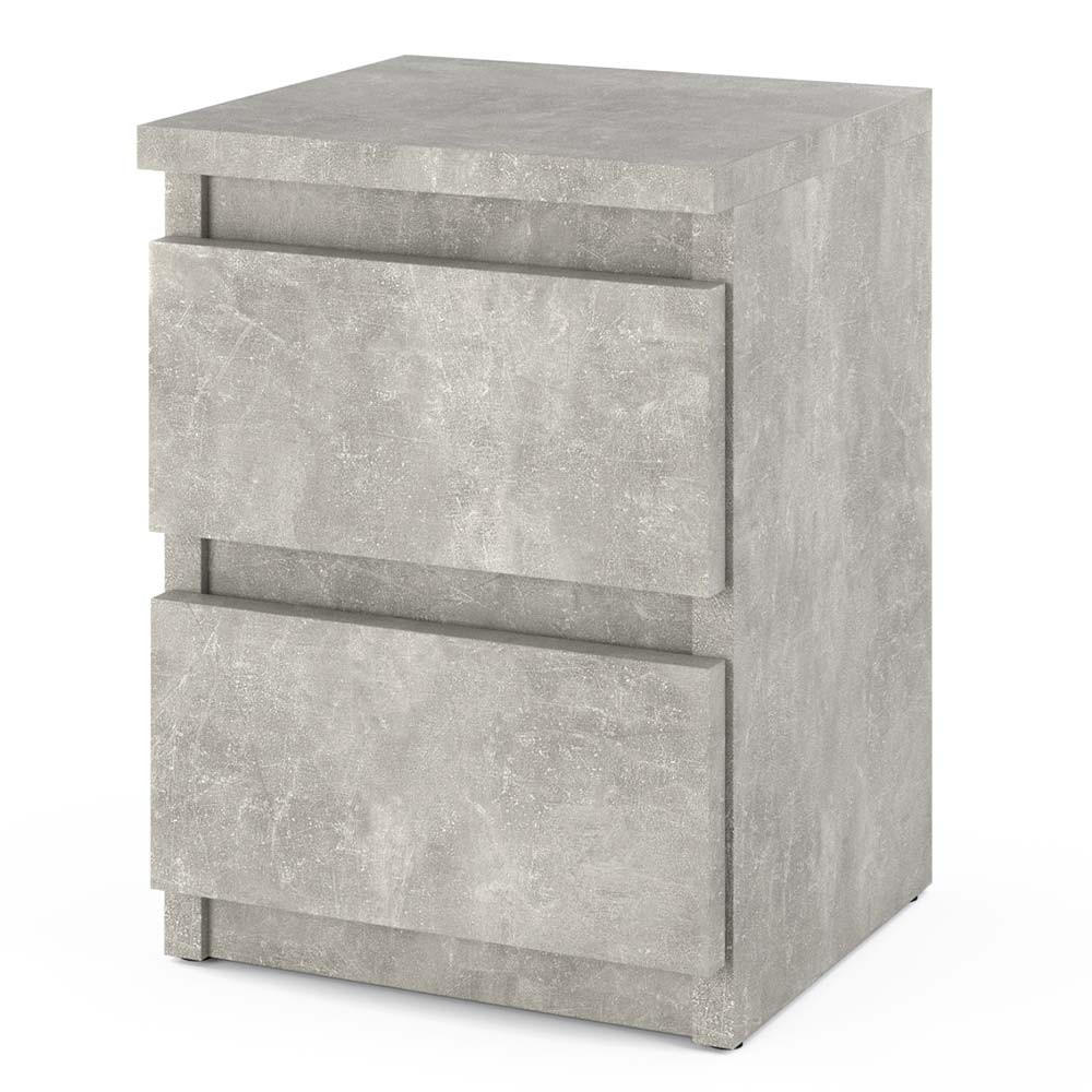 NACHTTISCH bella2 beton - Grau, Holzwerkstoff (30/40/30cm) - roe furniture