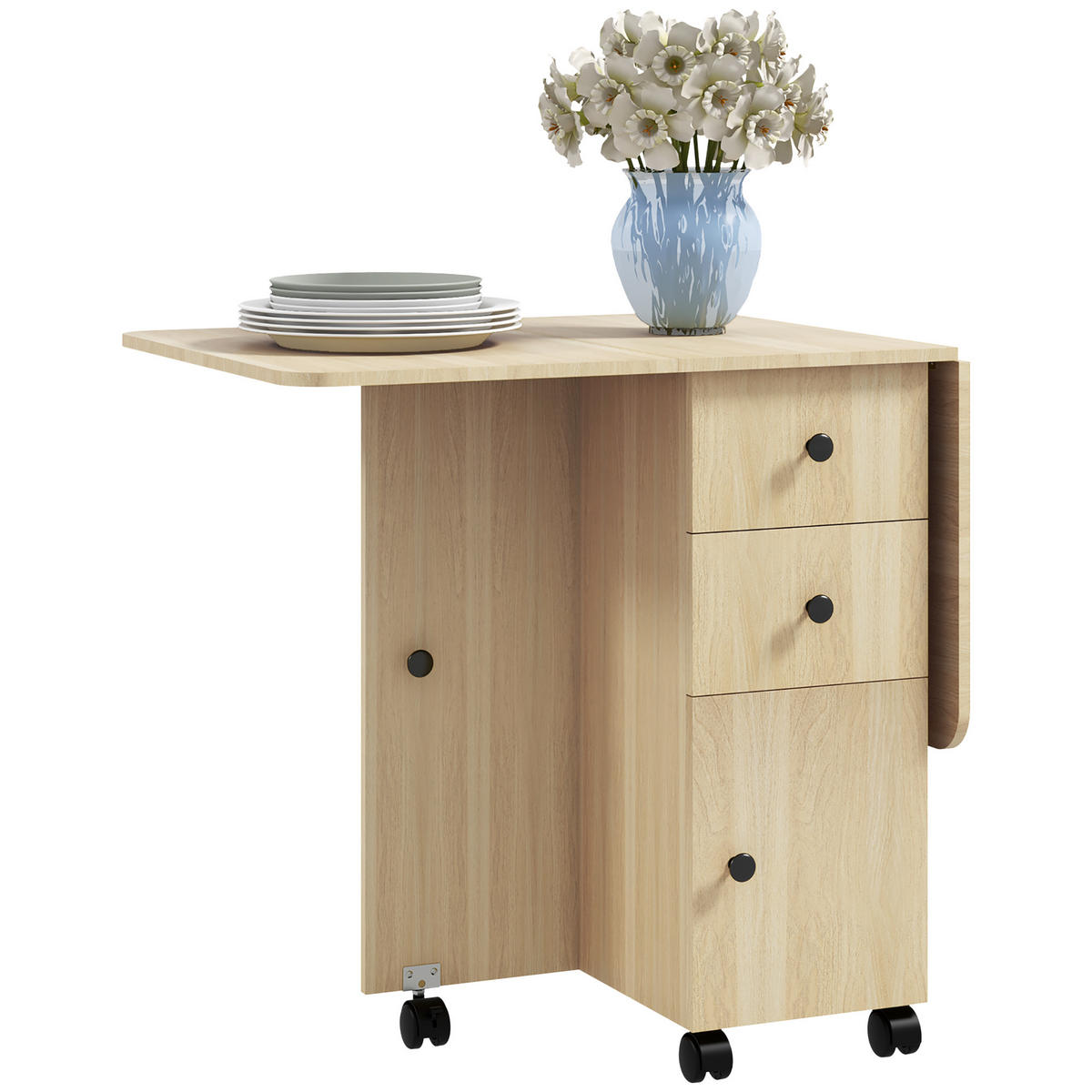 ESSTISCH Naturholz 1 Stück - Beige, Kunststoff (120/60/76.5cm) - GiPP