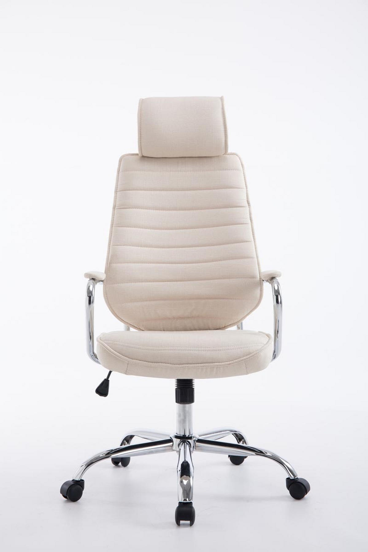 BÜROSTUHL Rocket Stoff Creme - Creme, Textil/Metall (60/128/67cm) - TPFLiving