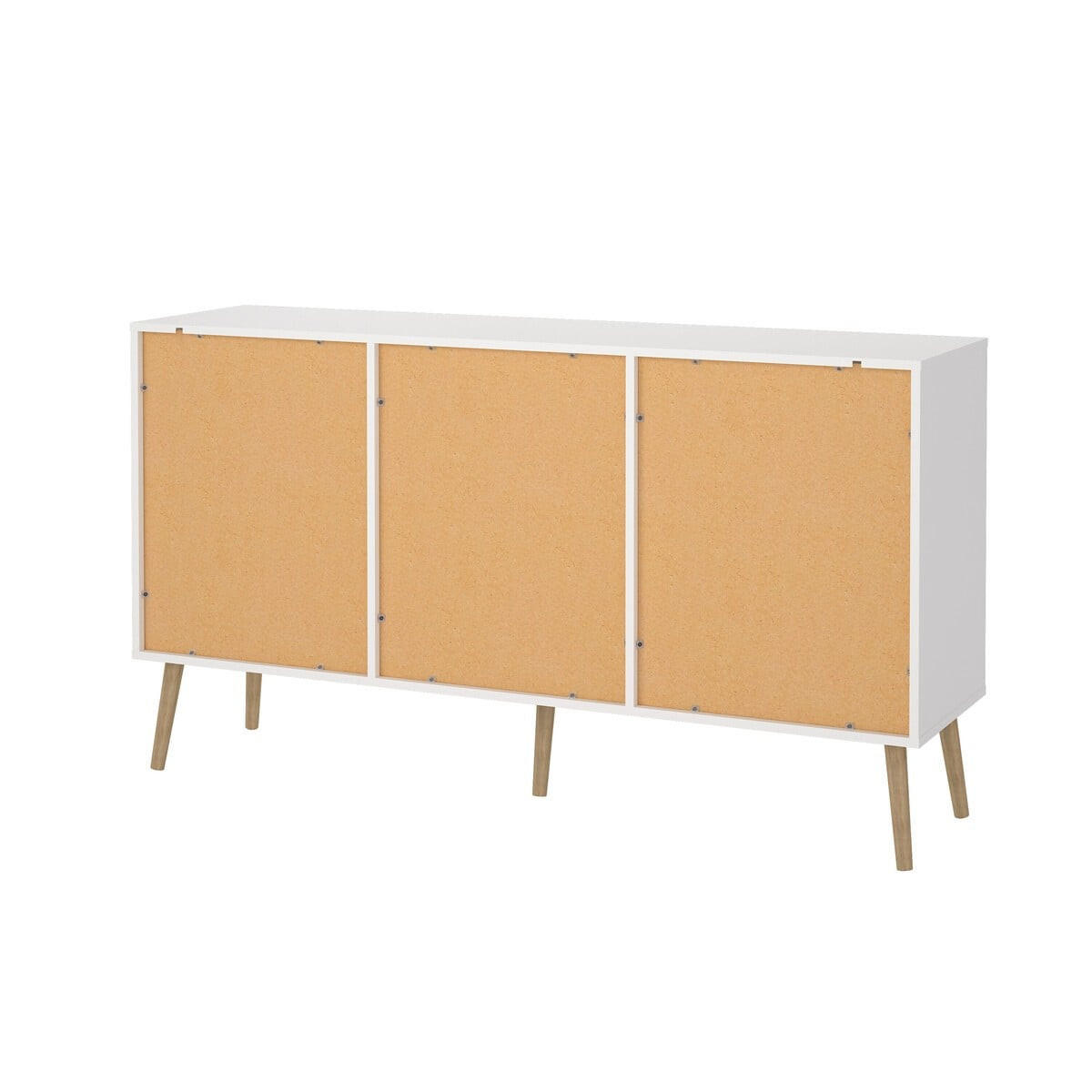 SIDEBOARD, Bodo, Weiß, Holzwerkstoff, 148 x 40 x 82 cm - Weiß, Holzwerkstoff (39.1/81.7/147.2cm) - Calicosy