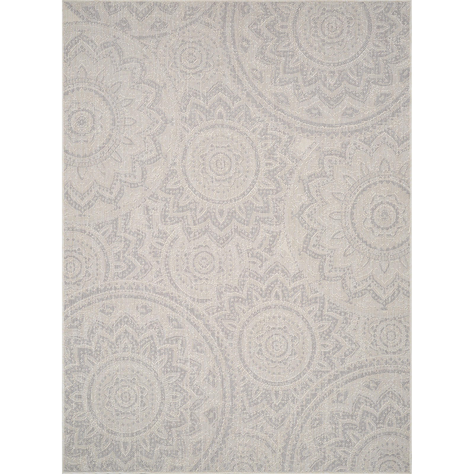 OUTDOORTEPPICH 160/213 cm Hellgrau - Hellgrau, Kunststoff/Textil (160/213cm) - LIVABLISS