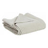 RECYCELTE TAGESDECKE Maia leinen 260 x 260 cm - Champagner, Textil (260/260cm) - Vivaraise