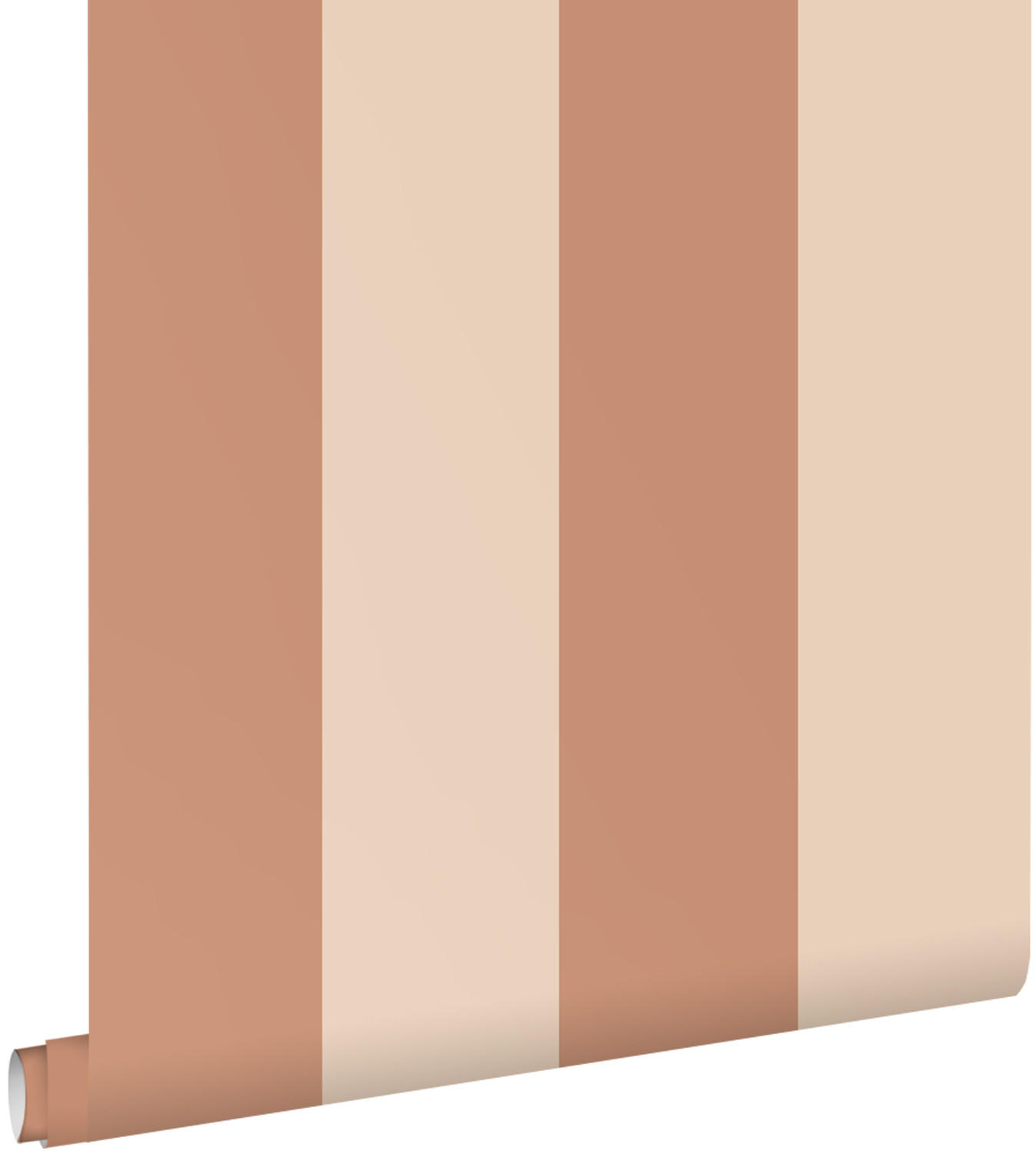 TAPETE Streifen 50 x 900 cm - Terracotta, Papier (50/900cm) - ESTAhome