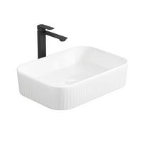 WASCHBECKEN Keramik R-Ecken 45 / 32 / 11 cm - Weiß, Keramik (45/11/32cm) - EMKE