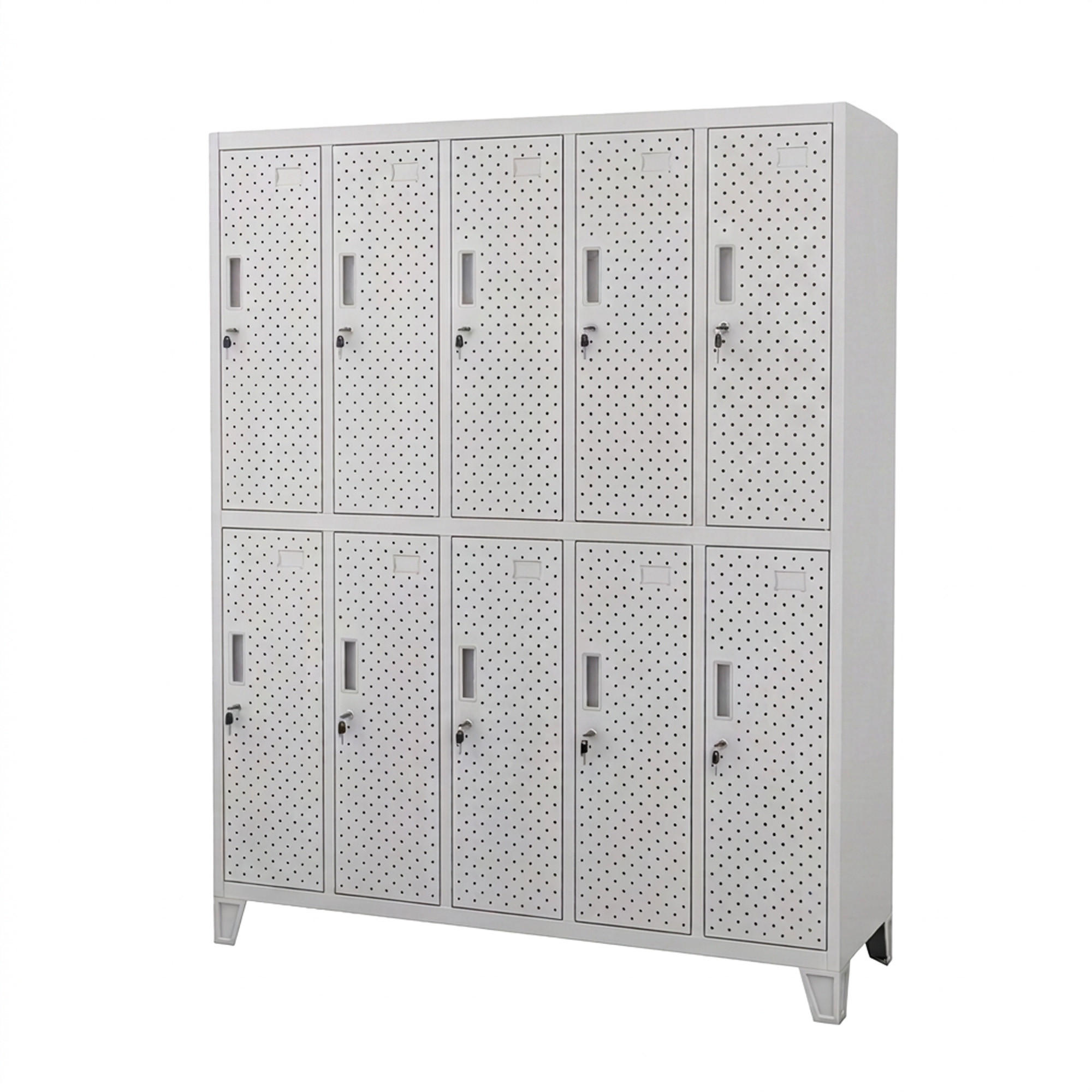 ARBEITSSCHUTZ-KLEIDERSCHRANK BARTEK PRO 172x136x45 cm - Grau, Metall (136/172/45cm) - Jan Nowak