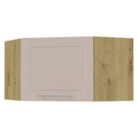 ECKHÄNGESCHRANK Kvantum W10/60/36 Eiche Artisan / Kaschmir Matt 60 / 60 / 36cm - Kaschmir/Eiche Artisan, Holz/Holzwerkstoff (60/36/60cm) - Feldmann-Wohnen
