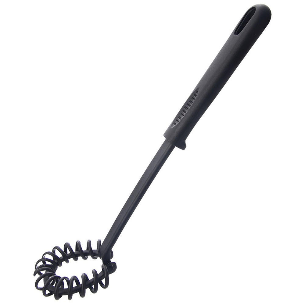SPIRALSCHNEEBESEN Blackline 28 cm Schwarz - Schwarz, Kunststoff (28cm) - Orion 