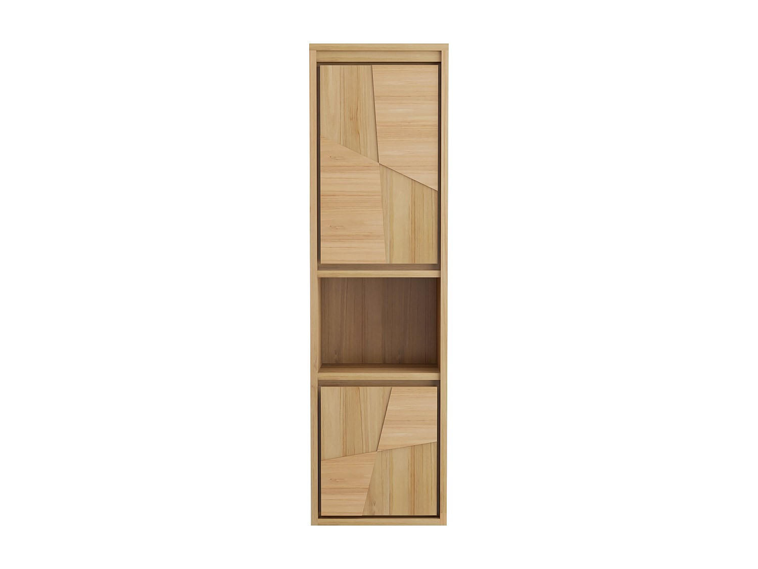 BADSCHRANK - 40 cm x 35 cm - holz - naturfarben hell Sumbawa - Naturfarben, Holz (40/140/35cm) - Vente-Unique