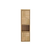 BADSCHRANK - 40 cm x 35 cm - holz - naturfarben hell Sumbawa - Naturfarben, Holz (40/140/35cm) - Vente-Unique