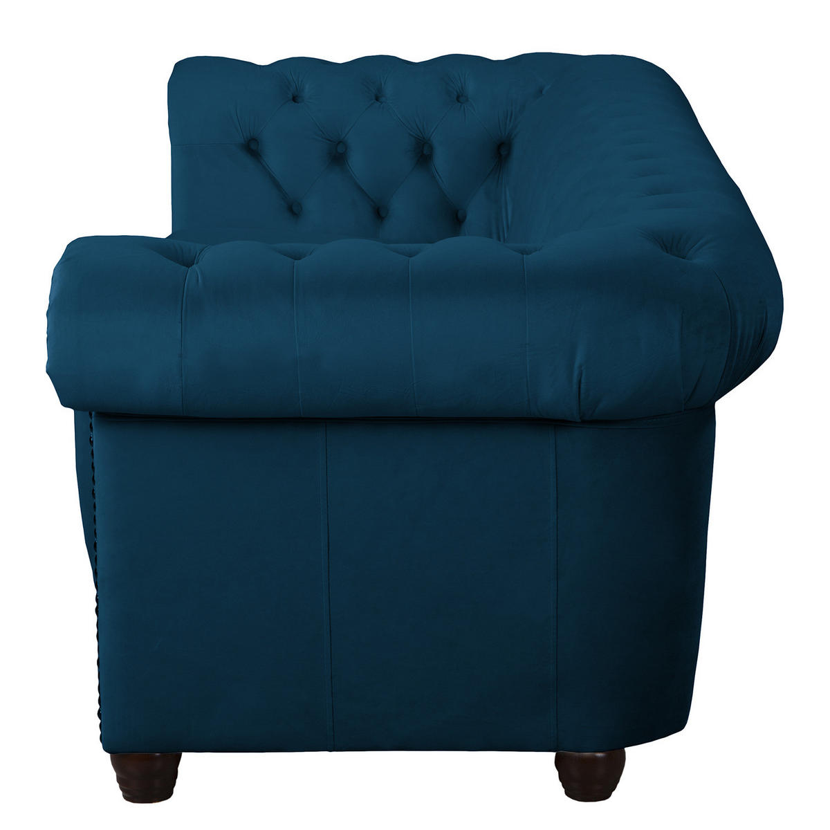 3-SITZER SOFA - Blau, Textil (203/72/86cm) - home24