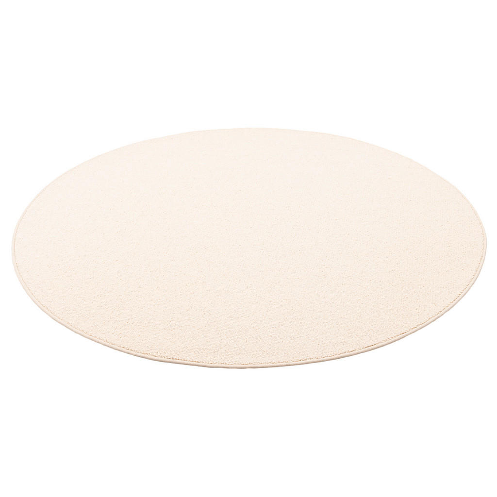 Thumbnail - Snapstyle Natur, Creme, Textil, Rund, 133x133 cm, Teppiche & Böden, Teppiche, Naturteppiche