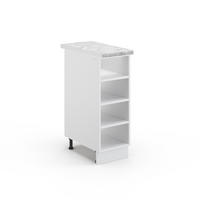 POLICE KUCHYŇ Fame-Line Bílá - bílá, kompozitní dřevo (30/82/60cm) - Vicco