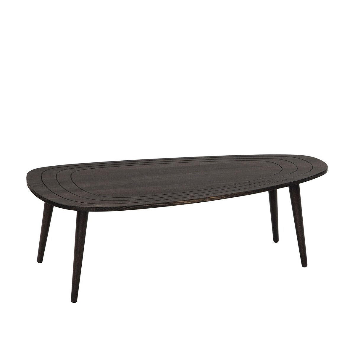 COUCHTISCH mit abgerundeten Kanten 115/50/38 cm - Anthrazit, Holzwerkstoff (115/50/38cm) - Calicosy