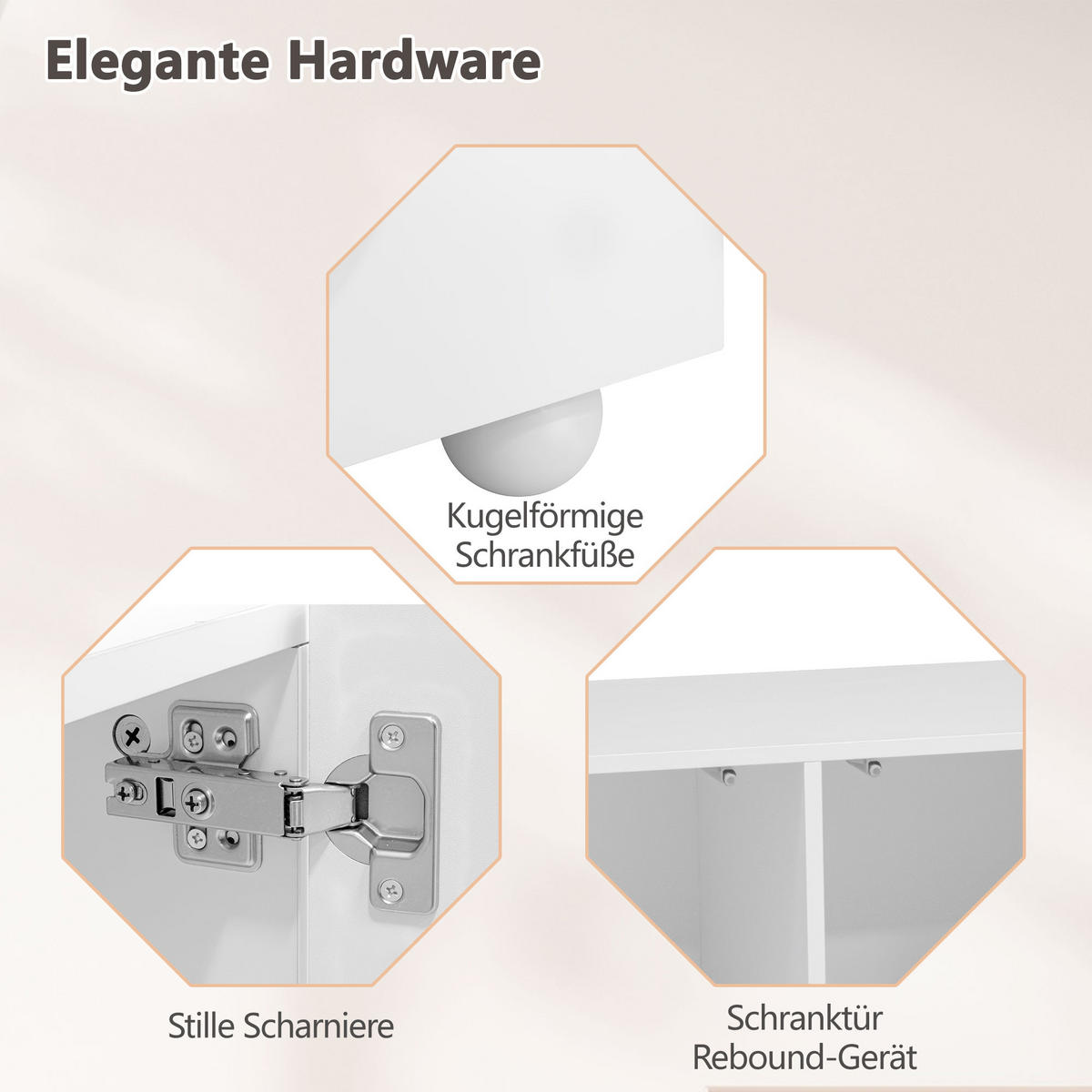 TV-SCHRANK 180x40 Modern TV-Paneel Lowboard Design - Weiß, Holzwerkstoff (40/41.5/180cm) - FLIEKS